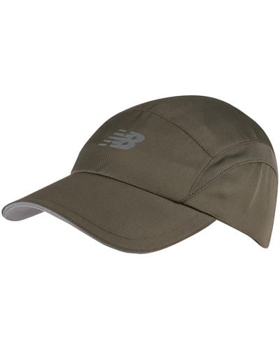 New Balance , , 5 Panel Performance Hat, Casual Everyday Wear Baseball Cap, One Size, Dark Olivine - Green
