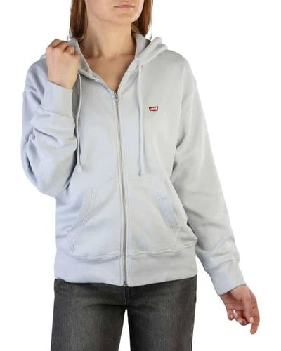 Levi's Standard Zip Hoodie Arctic Ice sweatshirt - Grau