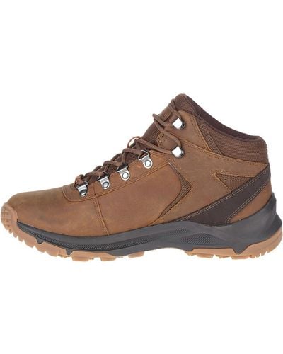 Merrell Erie Mid Waterproof Walking Boots - Brown