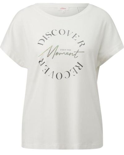 S.oliver 2145271 T-Shirts - Weiß