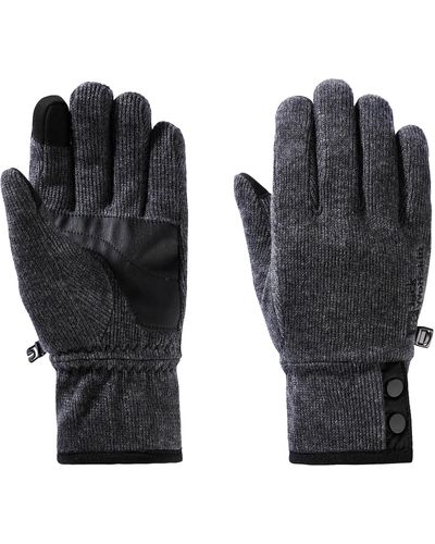 Jack Wolfskin Winter Wool Glove Dark Grey S - Schwarz
