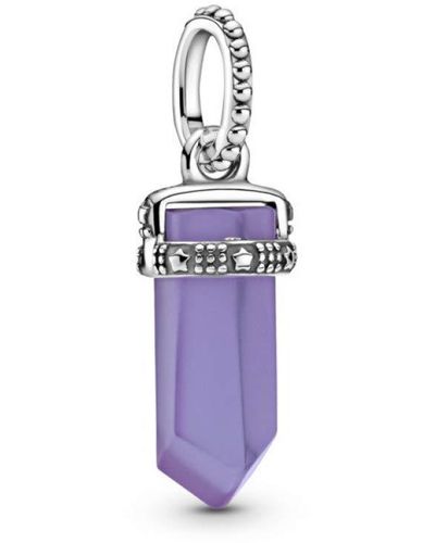 PANDORA Purple Amulet Pendant 399185c01 Woman
