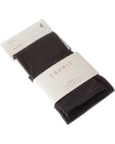 Esprit Cotton Capri Leggings 3er Pack - Schwarz