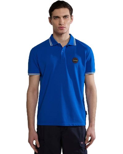 Napapijri Macas Polo Shirt Royal - Blue