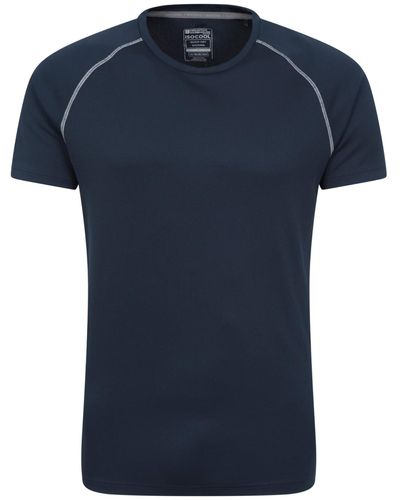 Mountain Warehouse Endurance T-Shirt Tecnica Traspirante Uomo per Sport E Trekking - Nero