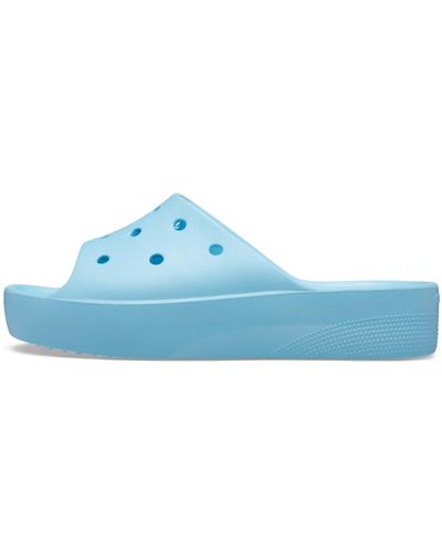 Crocs™ Classic Platform Slide W Blu Da Donna 208180-411 - Blue