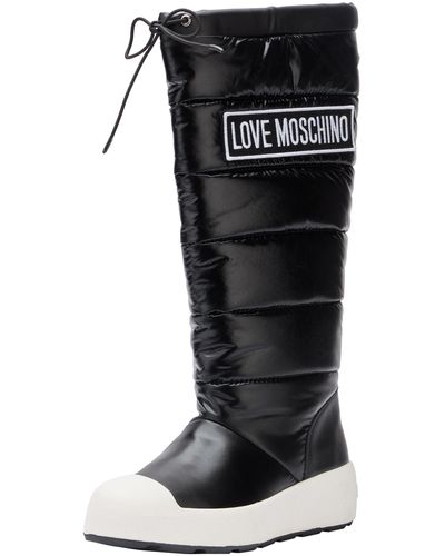 Love Moschino Ja15865h0hin00a Bottes SNOW - Noir