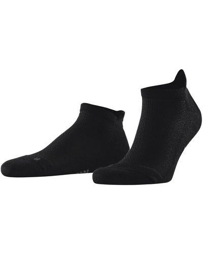 FALKE Cool Kick Trainer U Sn Soft Breathable Quick Drying Short Plain 1 Pair Socks - Black