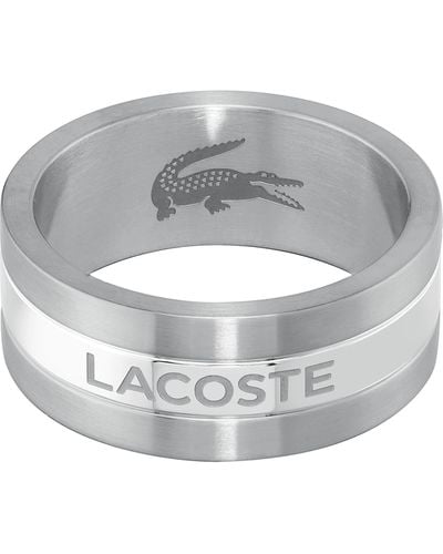 Lacoste Men's Adventurer Collection Ring - 2040093h - Metallic