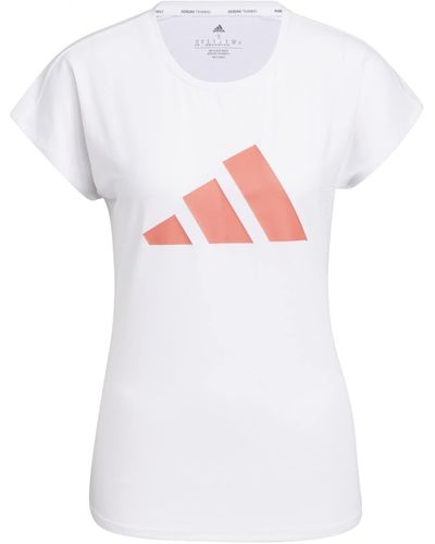 adidas 3 Bar T-Shirt - Blanc