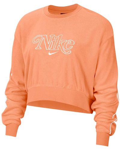 Nike Sportswear Crew Sweatshirt L - Orange