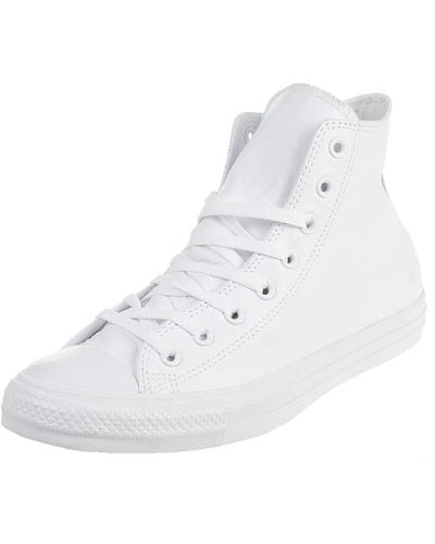 Converse Chucks 136823C AS OX White Monochrome White Leder Weiß