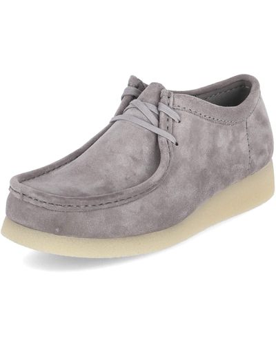 Clarks Halfhoge Schoenen Wallabee Evo - Grijs