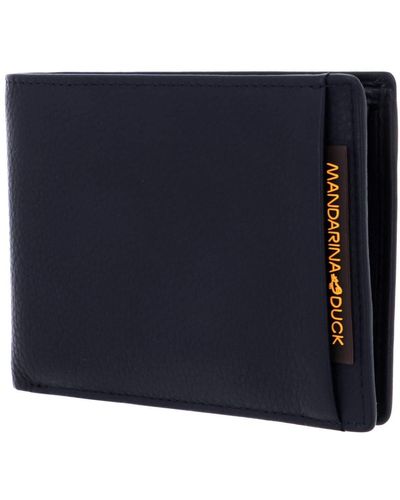Mandarina Duck Dual Wallet with Flap Eclipse - Blau