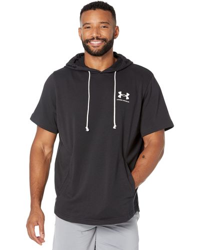 Under Armour Logo Hoodie Sweatshirt (Men's XL) Black/Gray