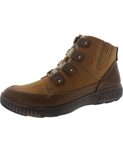 Clarks Magnolia Moon Oxford Boot - Brown