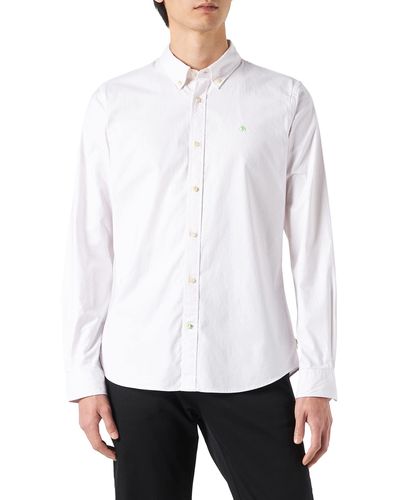 Scotch & Soda Slim Fit-Oxford Shirt Hemd - Weiß