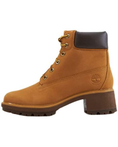 Timberland Kinsley 6 Inch Waterproof Heeled Boots - Brown