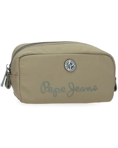 Pepe Jeans Corin Neceser Verde 17x9x6,5 cms Poliéster y PU by Joumma Bags