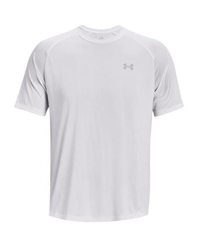Under Armour Ua Tech Reflective Ss Short Sleeves - White
