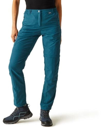 Regatta Chaska II Pantalon de Marche zippé pour - Bleu