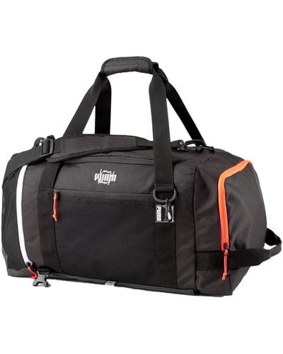 PUMA Pro Basketball Convertible Backpack Duffel Bag - Black