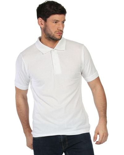 Regatta Classic 65/35 3 Button Placket Polo Shirt T-Shirts/Polos/Vests - Blanco