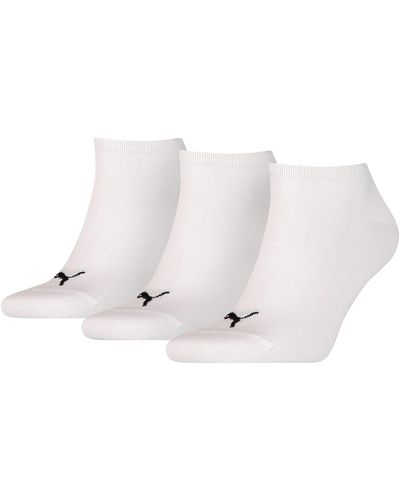 PUMA 15 pair Sneaker Quarter Socks s & Ladies - Blanc