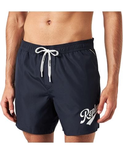 Replay Lm1123 Board Shorts - Blue