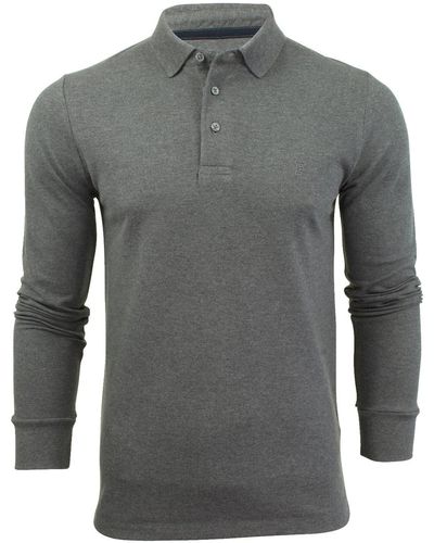 French Connection Brunswick Tipping Long Sleeve Top - Grey