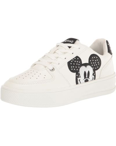 Desigual Shoes Chaussures Fancy_Mickey Studs 1000 White - Noir