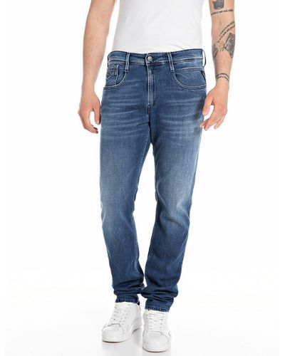 Replay Jeans Anbass Slim-Fit X-Lite - Blau