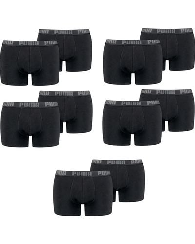 PUMA Basic Boxershorts Voor - Zwart