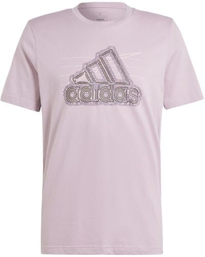 adidas Growth Badge Graphic T-shirt - Paars