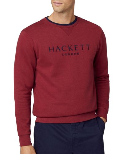 Hackett Heritage Crew Sweatshirt - Rot