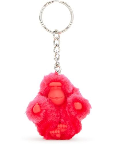Kipling MONKEYCLIP XS Extra Kleiner Affen-Schlüsselanhänger - Pink