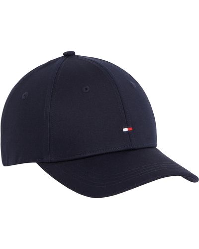 Tommy Hilfiger Cap Essential Flag Basecap - Blau