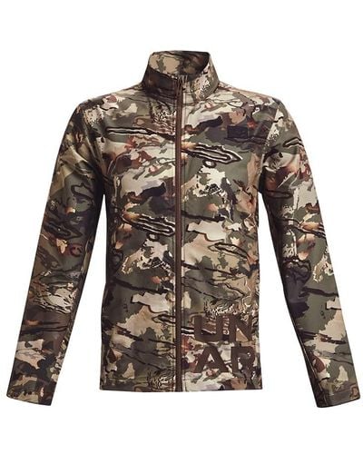 Under Armour Mens Hardwoods Graphic Jacket - Multicolor