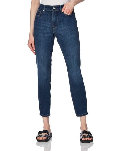Tommy Hilfiger Womens Skinny Mid Rise Jean - Blue
