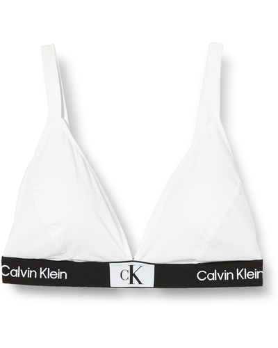 Calvin Klein Triangle-Rp 256 KW0KW02256 Sostenes triángulo - Blanco
