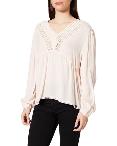 Superdry S Jenny LACE TOP Blouse - Mehrfarbig
