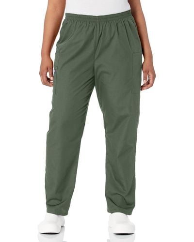CHEROKEE Scrub Pants For Workwear Originals Pull-on Elastic Waist 4200 - Green