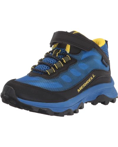 Merrell Moab Speed Mid Alternative Closure Waterproof Hiking Boot - Blue