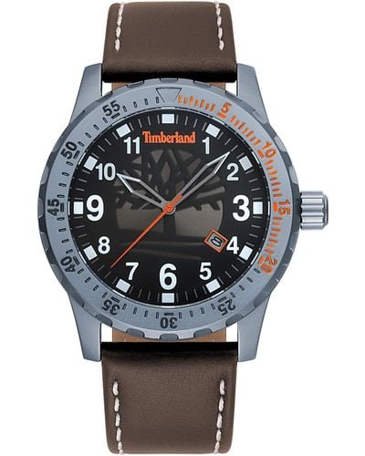 Timberland S Analogue Classic Quartz Watch With Leather Strap Tbl.15473jlu/02 - Multicolour