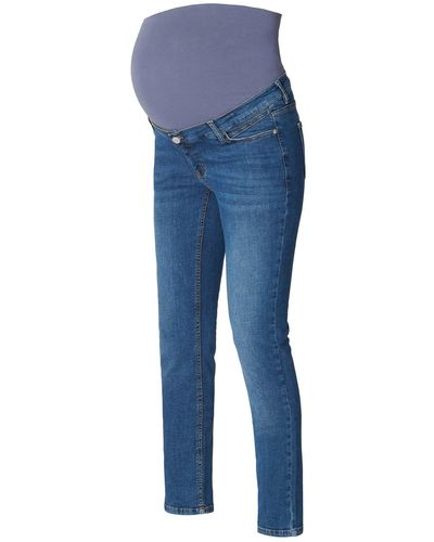 Esprit Maternity Smal Gesneden Jeans Met Buikband - Blauw