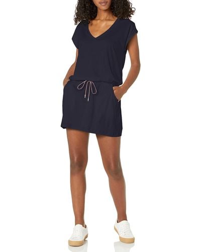Tommy Hilfiger Womens Beach Coverup Dress - Blue