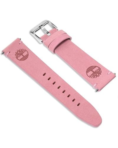 Timberland Analog Quarz Uhr mit Leder Armband TDOUL0000215 - Pink