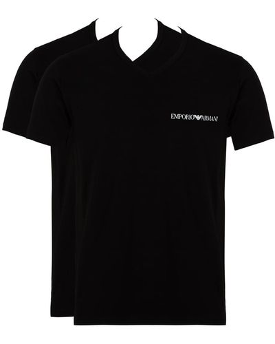 Emporio Armani Core Logoband T Shirt in Blue for Men | Lyst