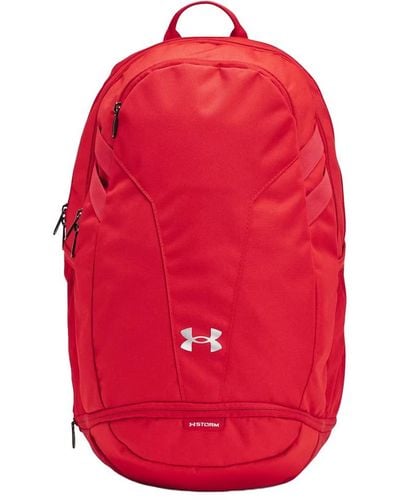 Under Armour Hustle 5.0 Team Backpack, - Red