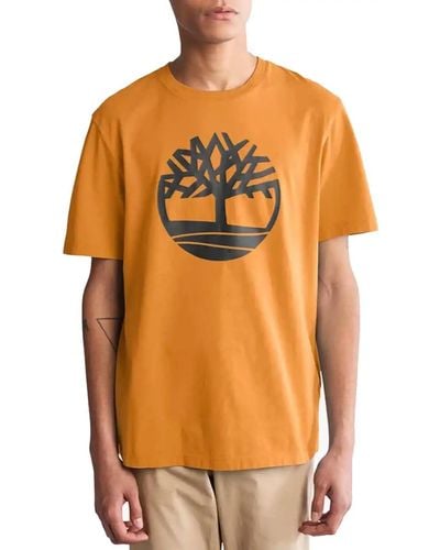 Timberland Kbec River Tree Tee T-Shirt - Orange